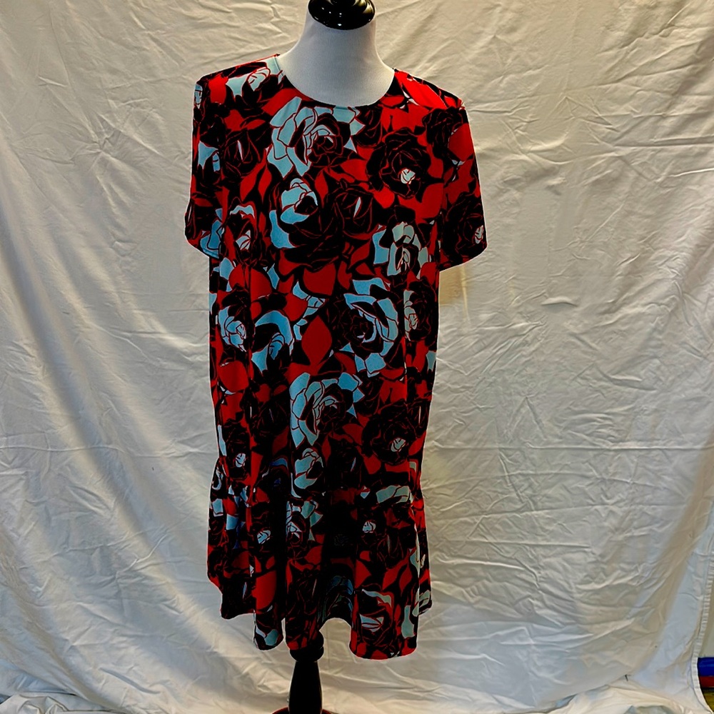Halogen Floral Print Shift Dress